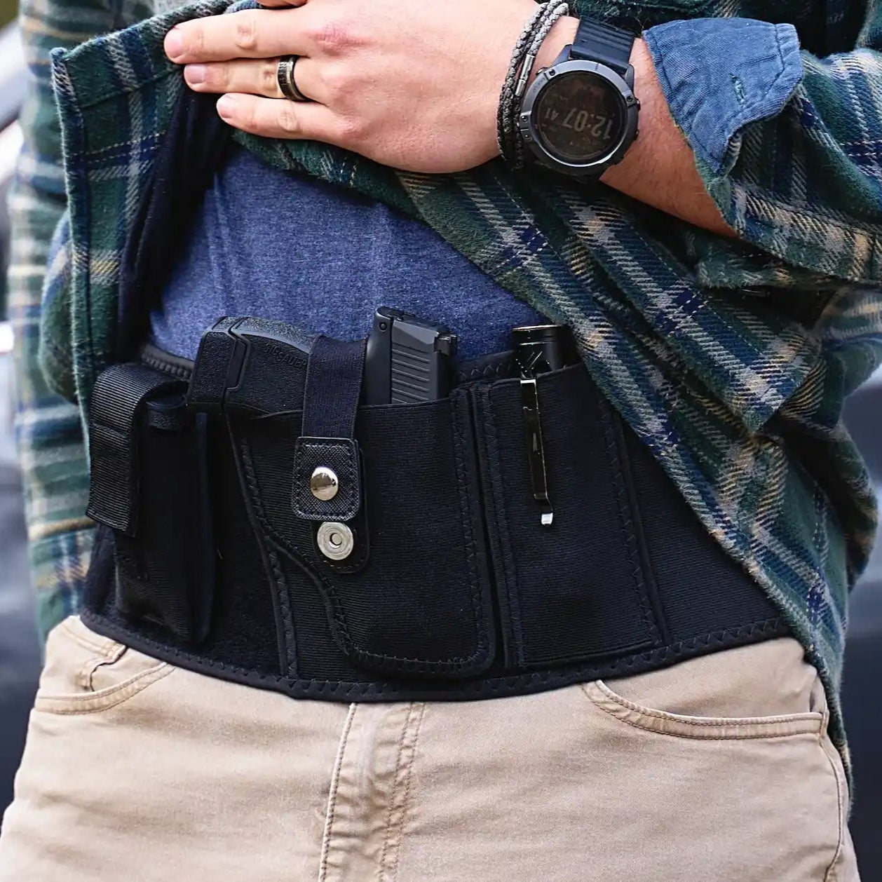 Bundle LPVĀ® Premium Belly Band Holster + Free LPVĀ® Ankle Holster - LPV HOLSTERS