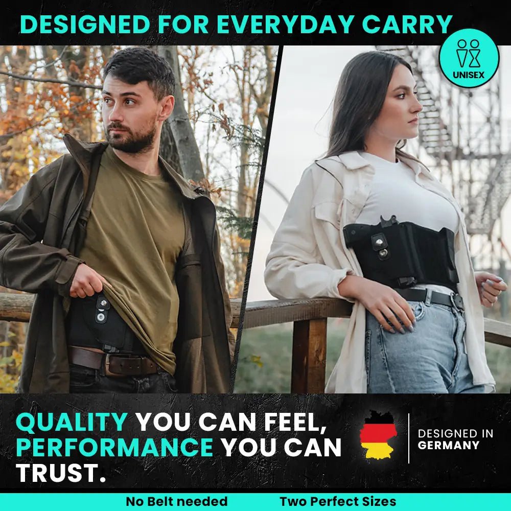 Bundle LPV® Premium Belly Band Holster + Free LPV® Ankle Holster - LPV HOLSTERS
