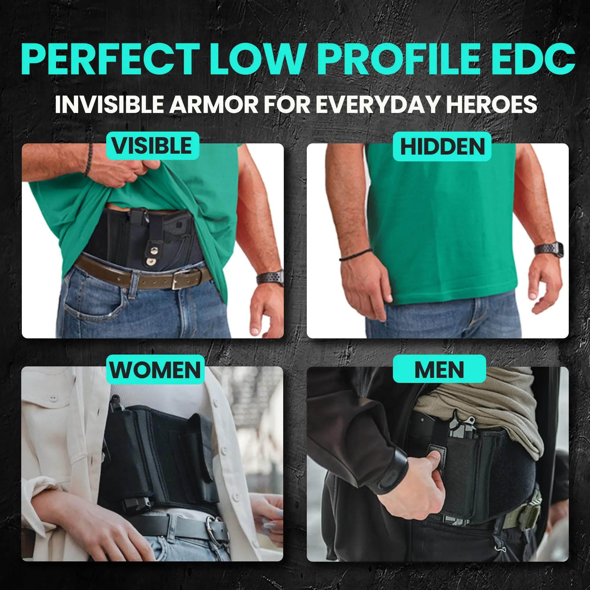 Bundle LPV® Premium Belly Band Holster + Free LPV® Ankle Holster - LPV HOLSTERS
