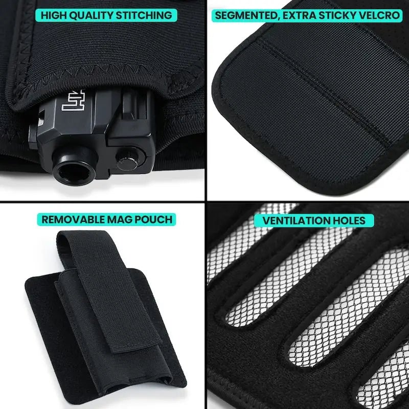Bundle LPV® Premium Belly Band Holster + Free LPV® Ankle Holster - LPV HOLSTERS