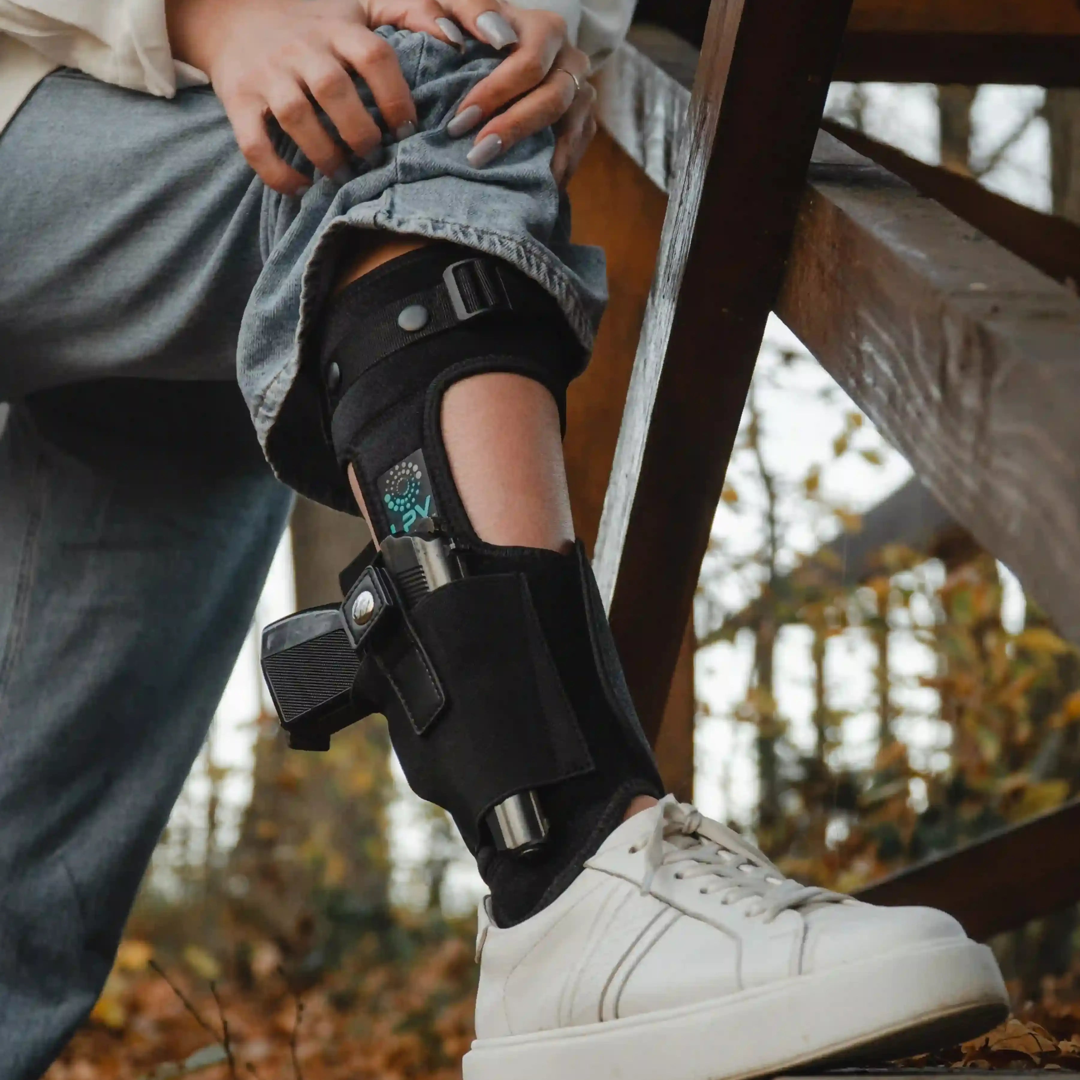 LPV® Premium Ankle Holster for Deep Concealment, Soft ankle pad + Spare Mag pouch - LPV HOLSTERS