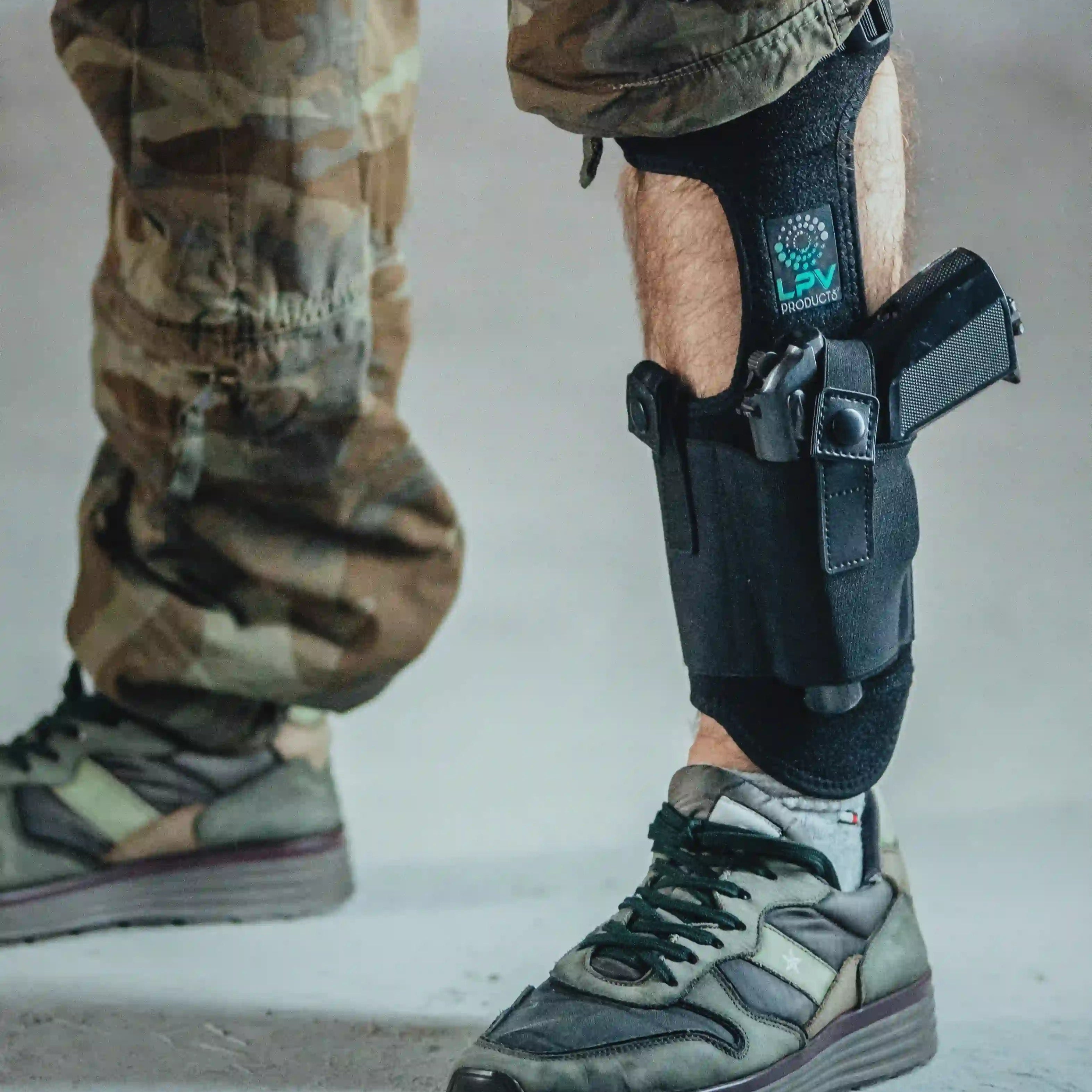 LPV® Premium Ankle Holster for Deep Concealment, Soft ankle pad + Spare Mag pouch - LPV HOLSTERS