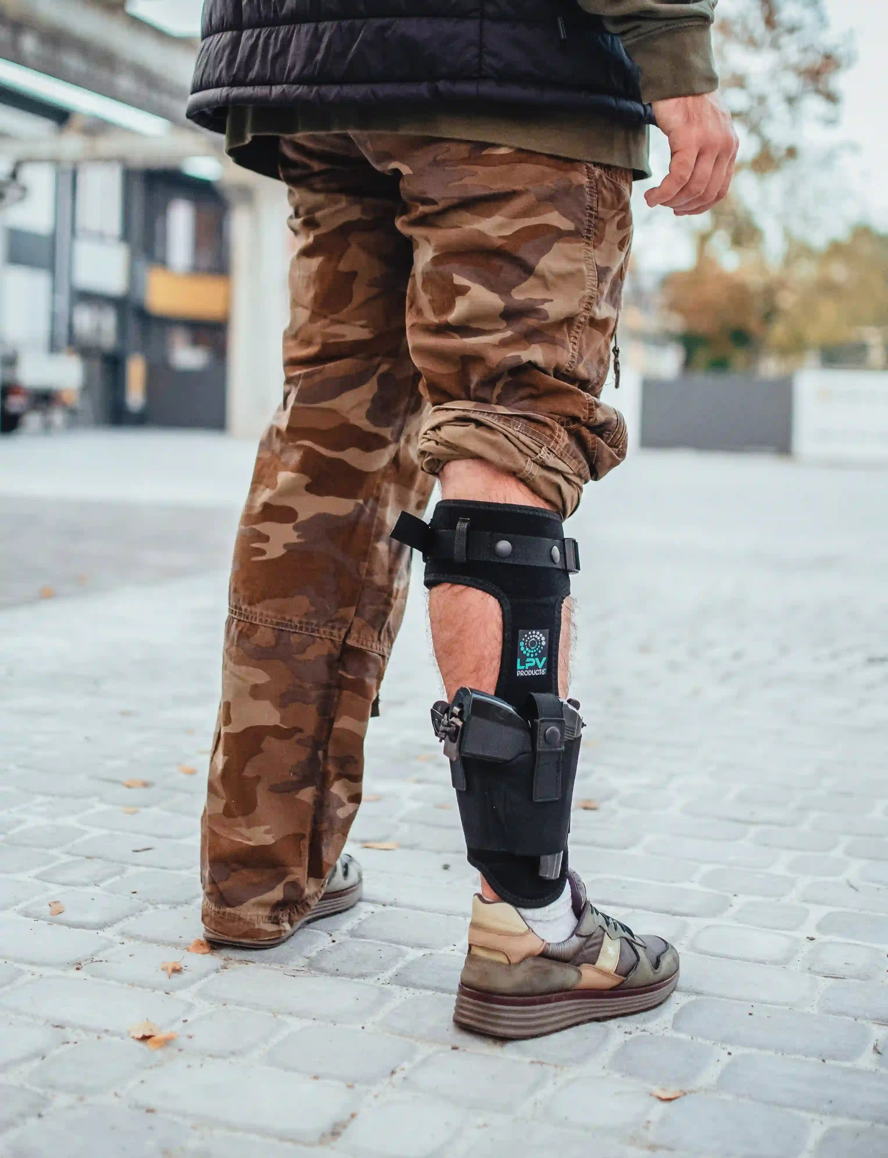 LPV® Premium Ankle Holster for Deep Concealment, Soft ankle pad + Spare Mag pouch - LPV HOLSTERS