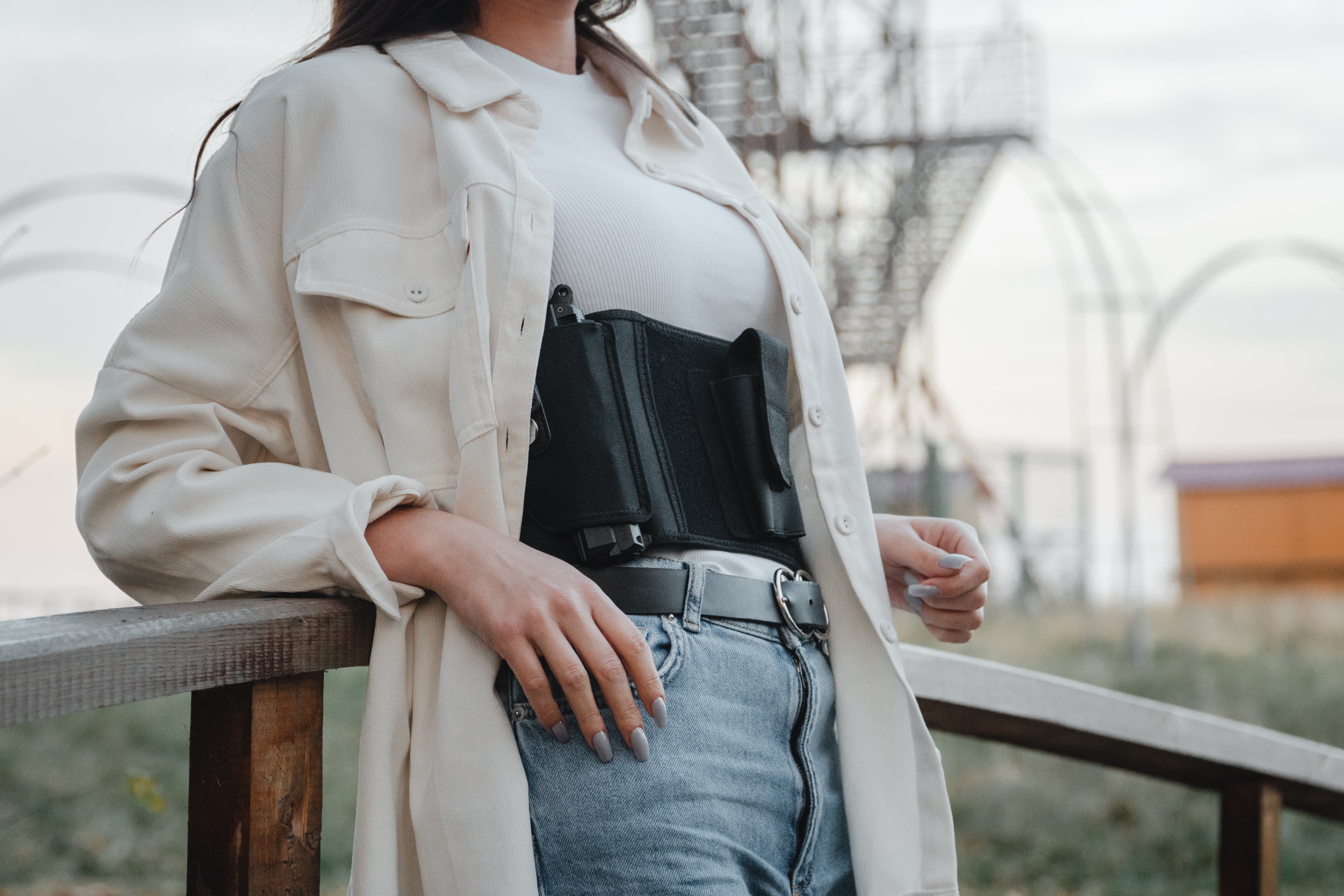 LPV® Premium Belly Band Holster for Deep Concealment + spare MAG Pouch - LPV HOLSTERS
