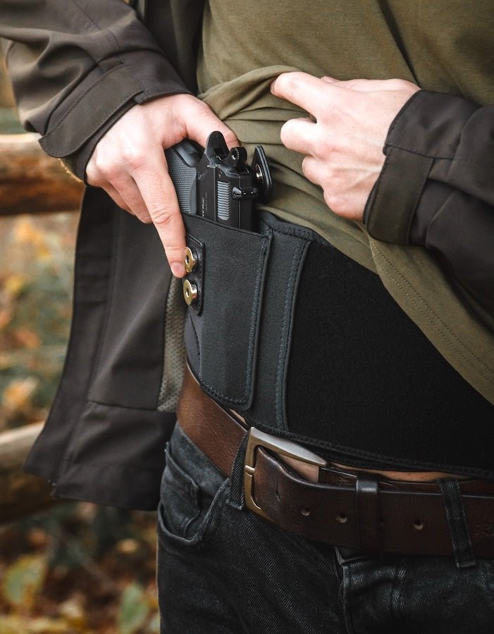 LPV® Premium Belly Band Holster for Deep Concealment + spare MAG Pouch - LPV HOLSTERS