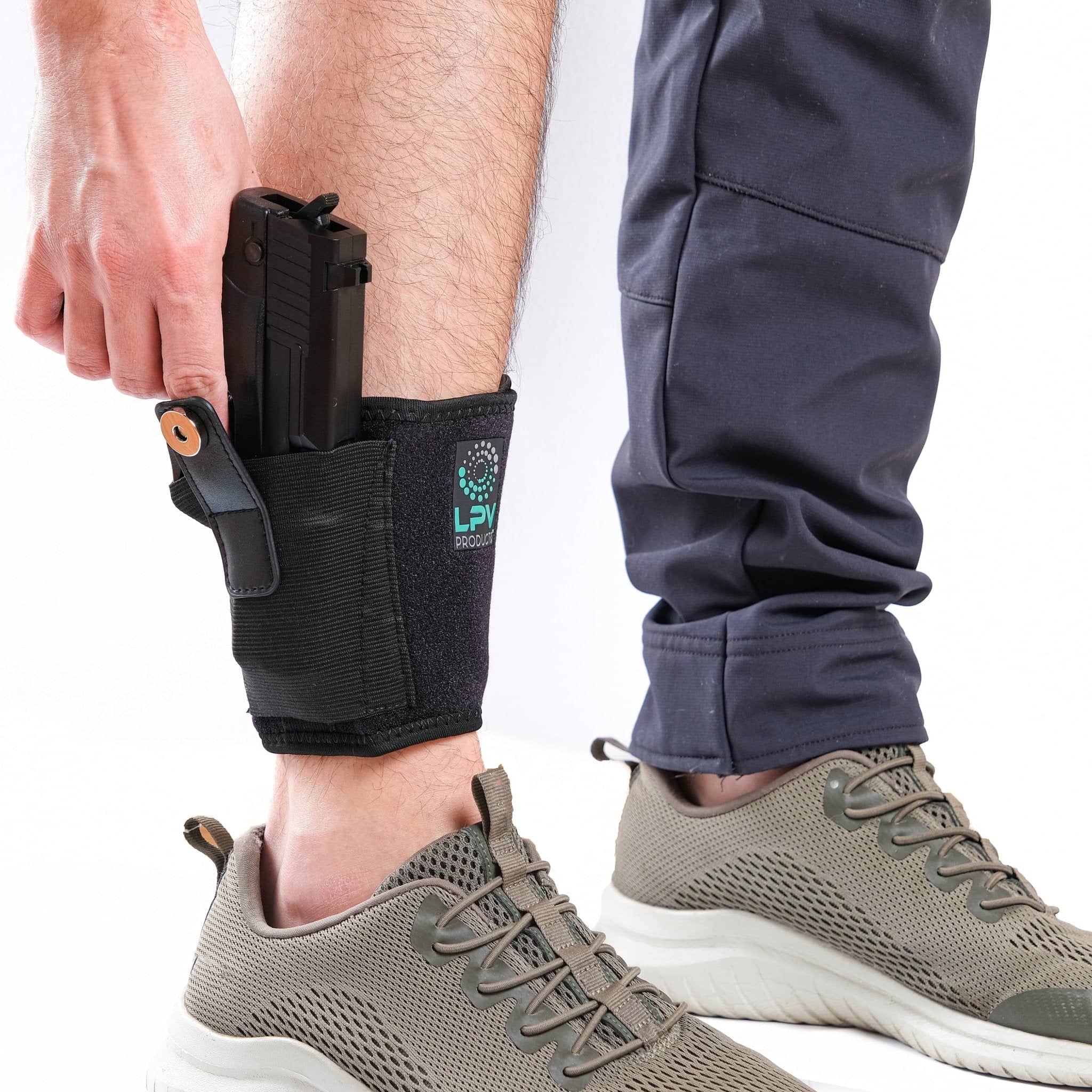Ultimate Ankle Holster for Concealed Carry for 9MM and 380's - LPV HOLSTERS