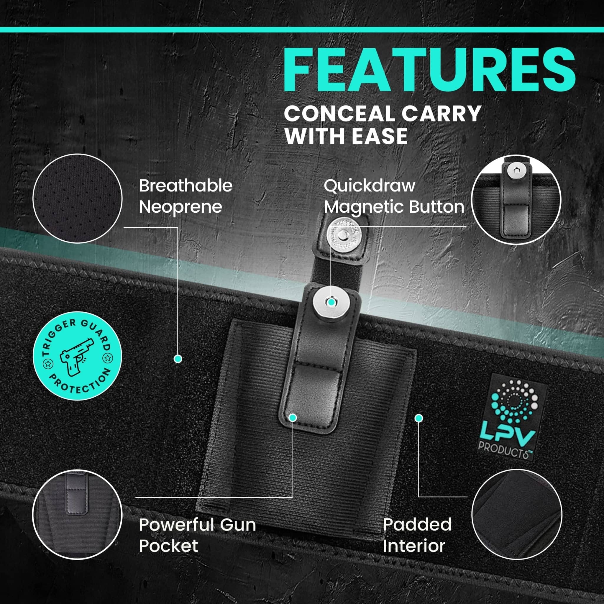 Comfortable Ankle Holster for Concealed Carry - LPVPRODUCTS